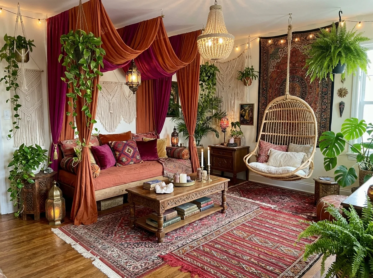 Ideas de Diseño de Interiores Bohemio | Roomlify